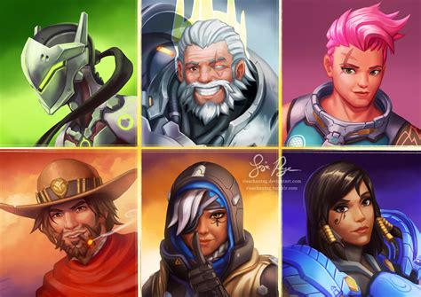 overwatch portraits